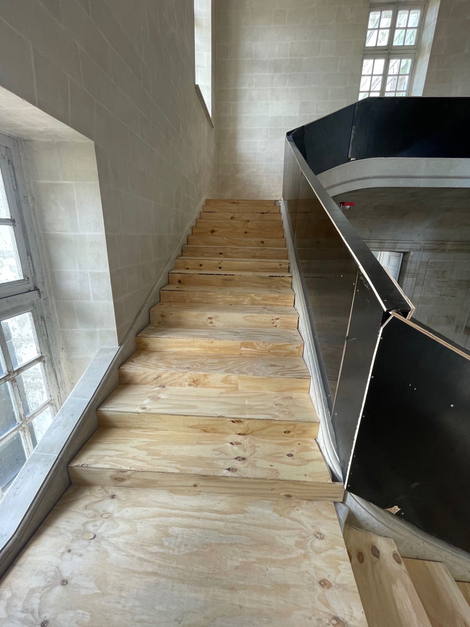 Escalier protégé - circulation sécurisée